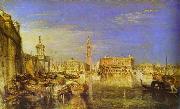 J.M.W. Turner Bridge of Signs, Ducal Palace and Custom- House, Venice Canaletti Painting Sweden oil painting artist